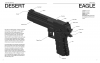 Desert Eagle, with working blowback action Desert Eagle