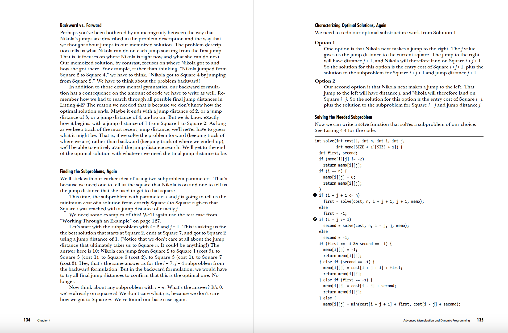 Algorithmic Thinking 2E pages 134-135