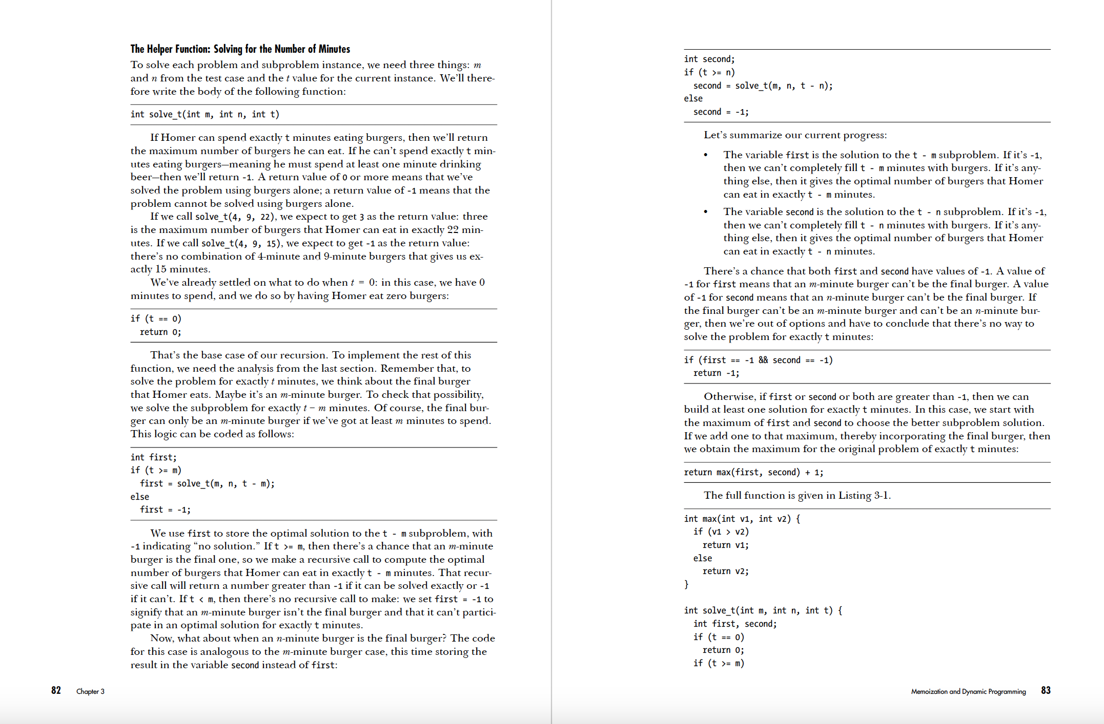 Algorithmic Thinking 2E pages 82-83