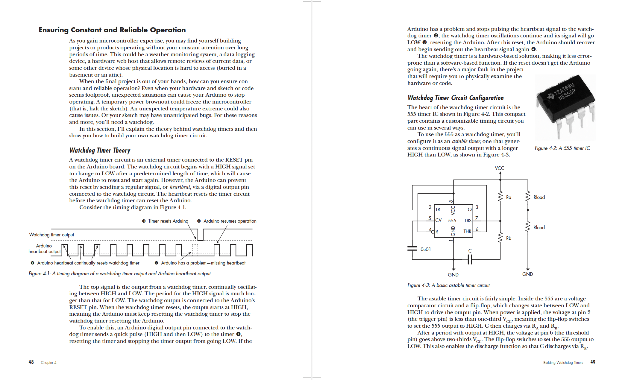 Arduino for Ardunians pages 48-49