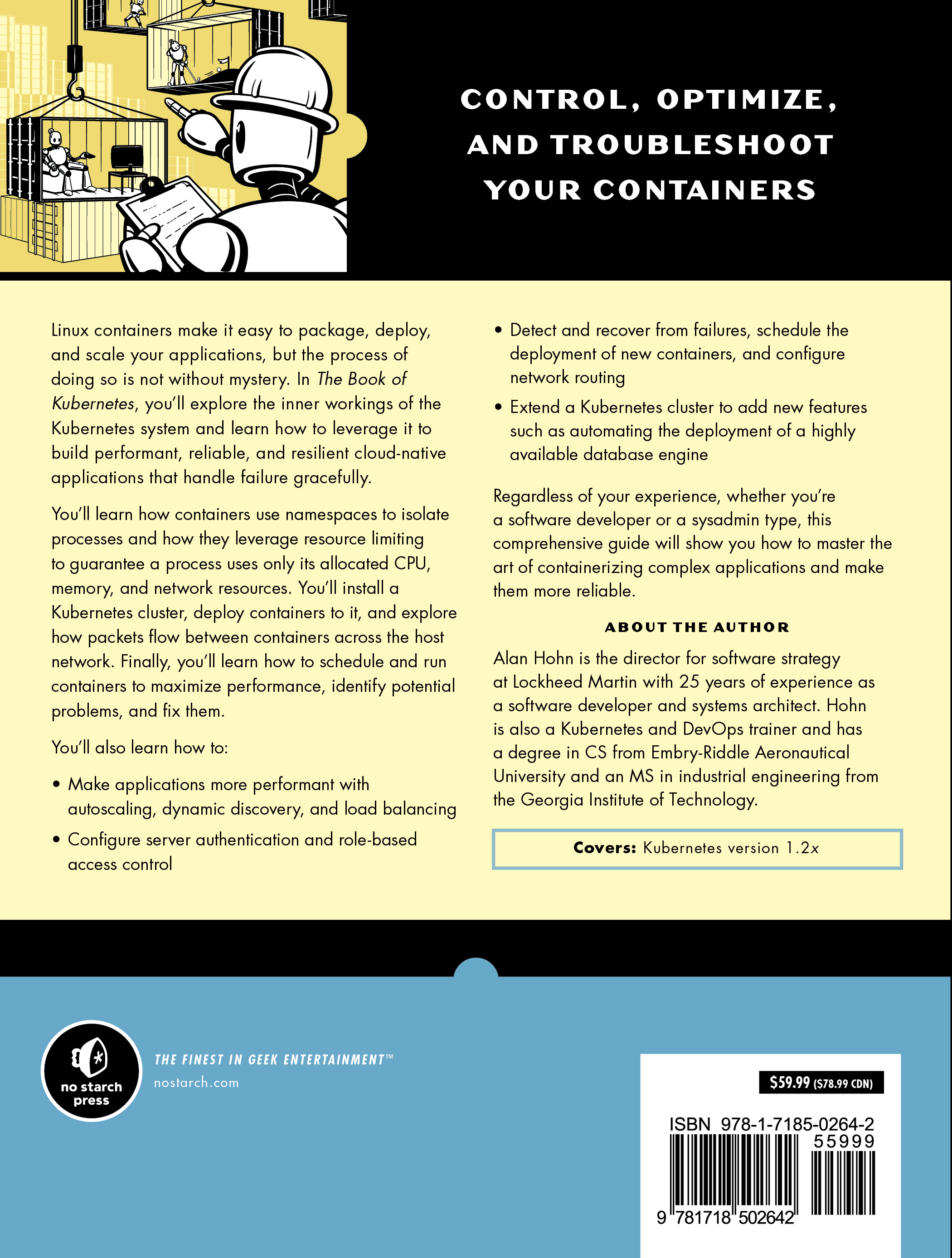 The Book of Kubernetes back cover