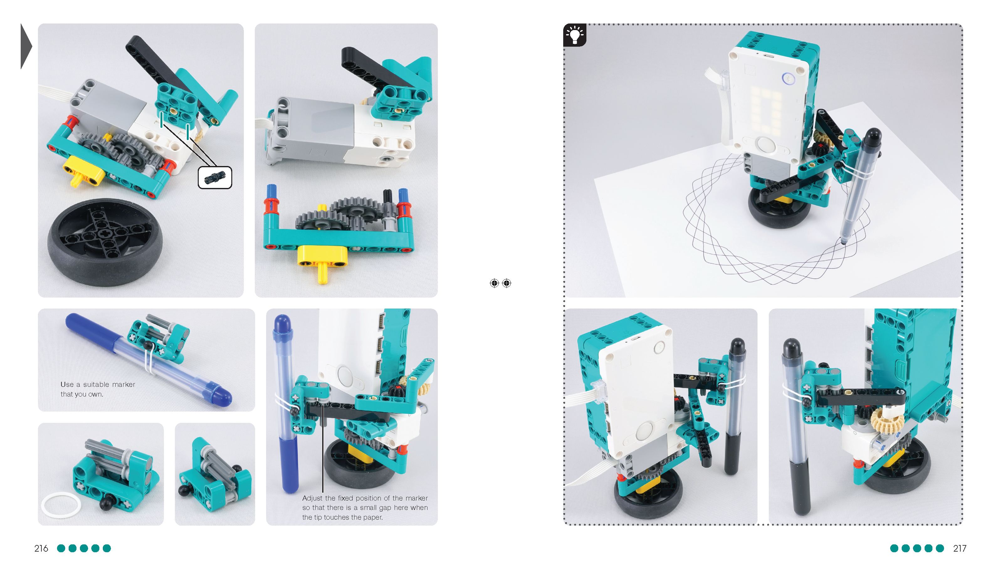 Robot Inventor Idea Book pg 181 and 182